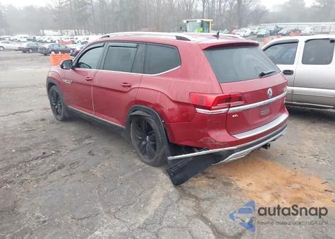 2019 Volkswagen Atlas 3.6L V6 Sel z USA, uszkodzony, nr VIN 1V2MR2CA8KC574384